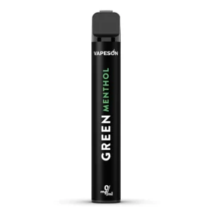 2ml Vapeson E Disposable Green Menthol 0mg/ml