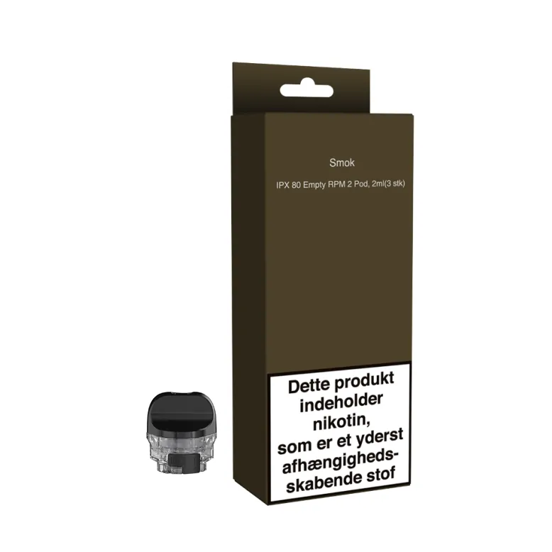 SMOK 3pcs IPX 80 2ml Empty Pod Childproof Version - RPM 2 - billede 3