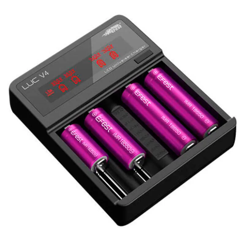 Efest LUC V4 LCD and USB 4 Slots Charger