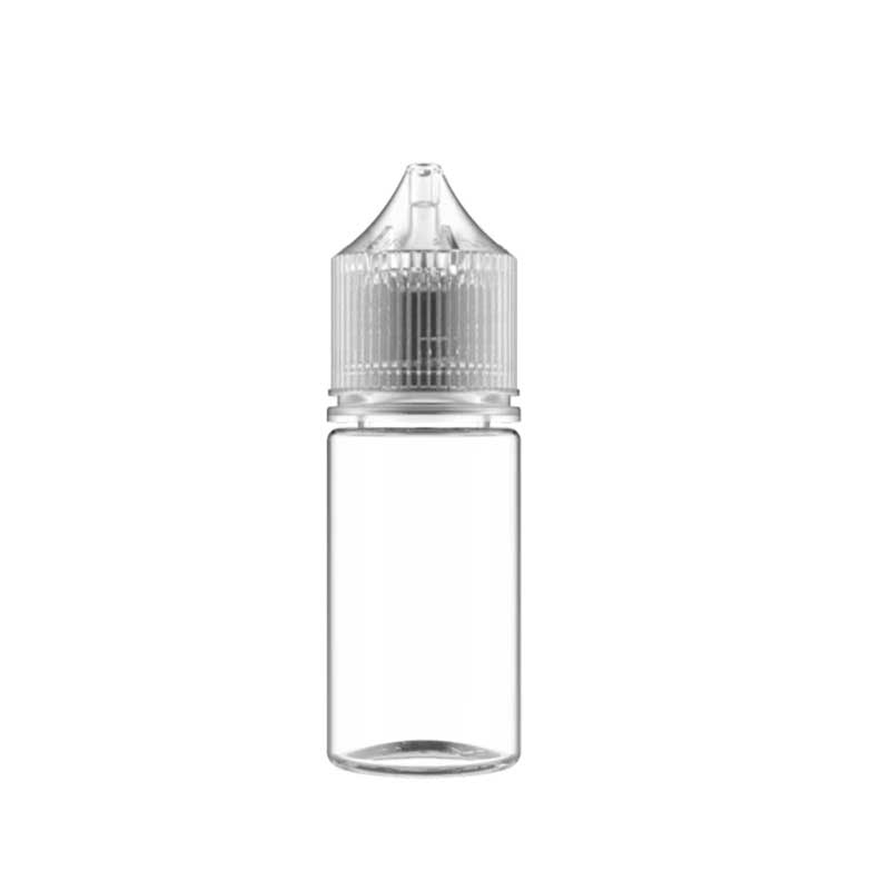 1pc 30ml Chubby Gorilla Stubby V3 PET Clear Bottle with Clear Cap