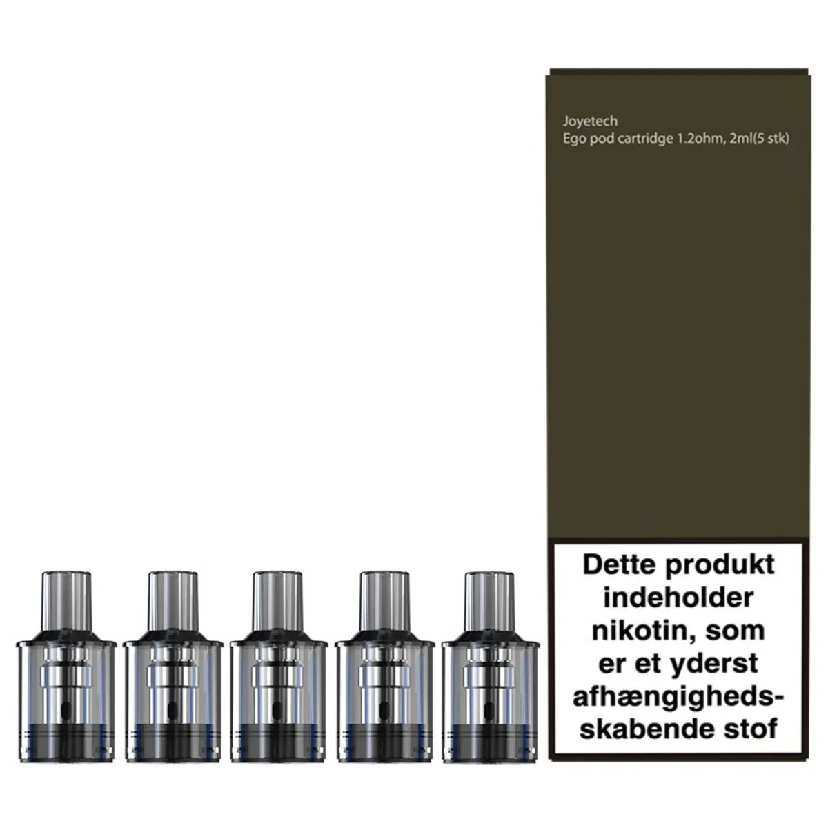 JOYETECH 5pcs eGo 2ml Pod - 1.2ohm - billede 3