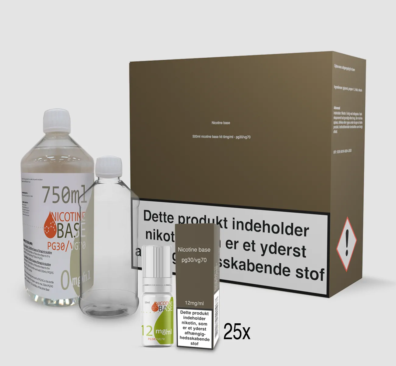Nikotin Base Kit - 1000ml (3mg/ml) - PG30/VG70