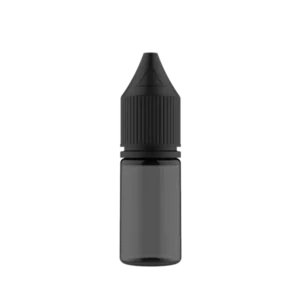 1pc 10ml Chubby Gorilla V3 PET Transparent Black Bottle with Black Cap