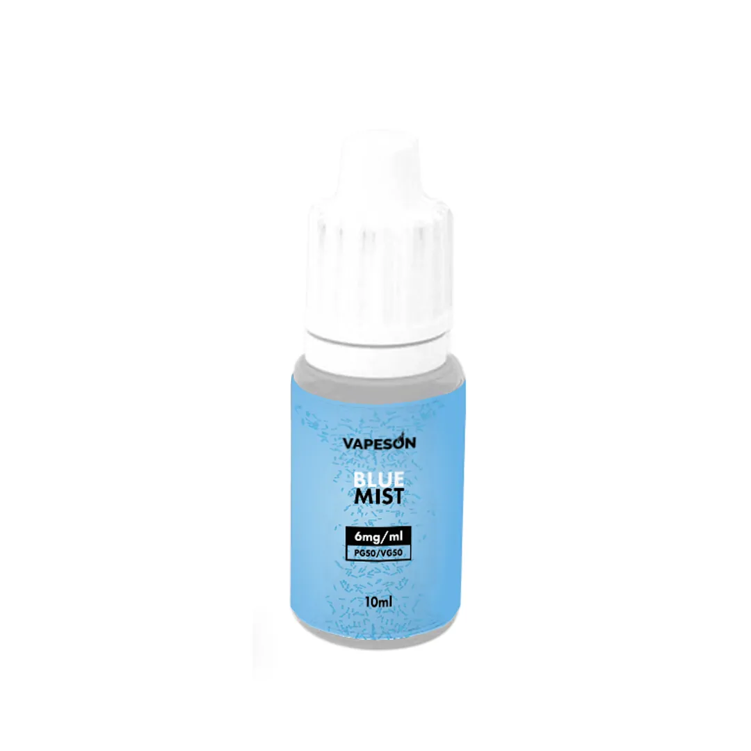 10ml Vapeson Blue Mist PG50/VG50 - 6mg/ml