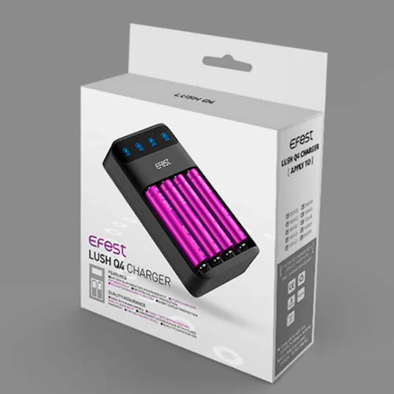 Efest LUSH Q4 Intelligent LED Charger - billede 3