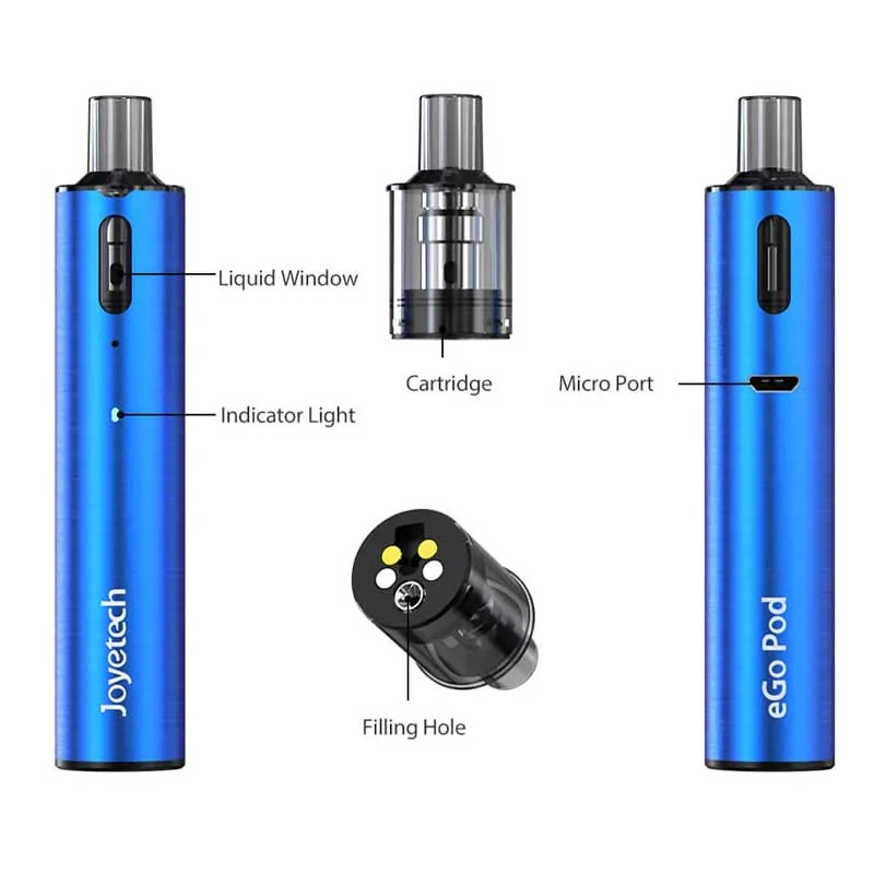 JOYETECH 1700mAh eGo 2ml Pod Kit - billede 4