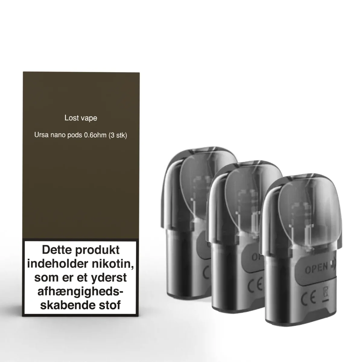 Lost Vape 3pcs Ursa Nano Pods, 0.6 ohm - billede 4