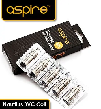 5pcs Aspire Nautilus BVC Coil Unit/Replacement Atomizer (Resistance Value: 1.8ohm) - billede 2