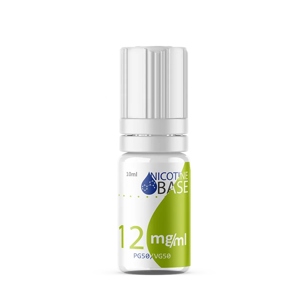 NicotineBase 10ml Nicotine Base PG50/VG50 - Denmark - 12mg