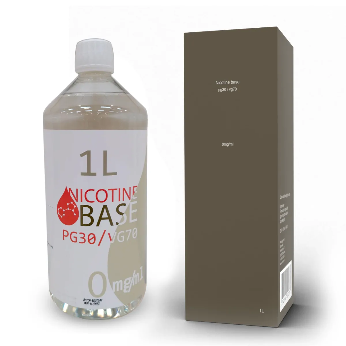 1L Nicotine Base PG30/VG70 - 0mg - Denmark - billede 2