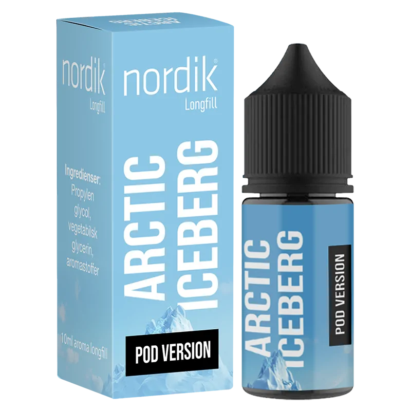 10ml Nordik Arctic Iceberg Longfill POD Version - billede 2