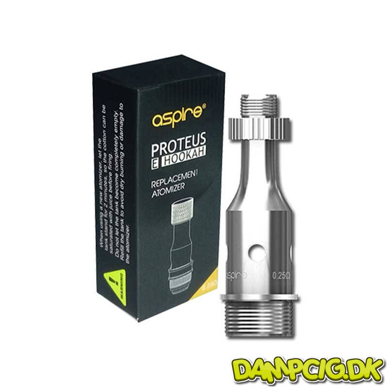 Proteus EHookah Coil 0.25ohm Dampcig.dk