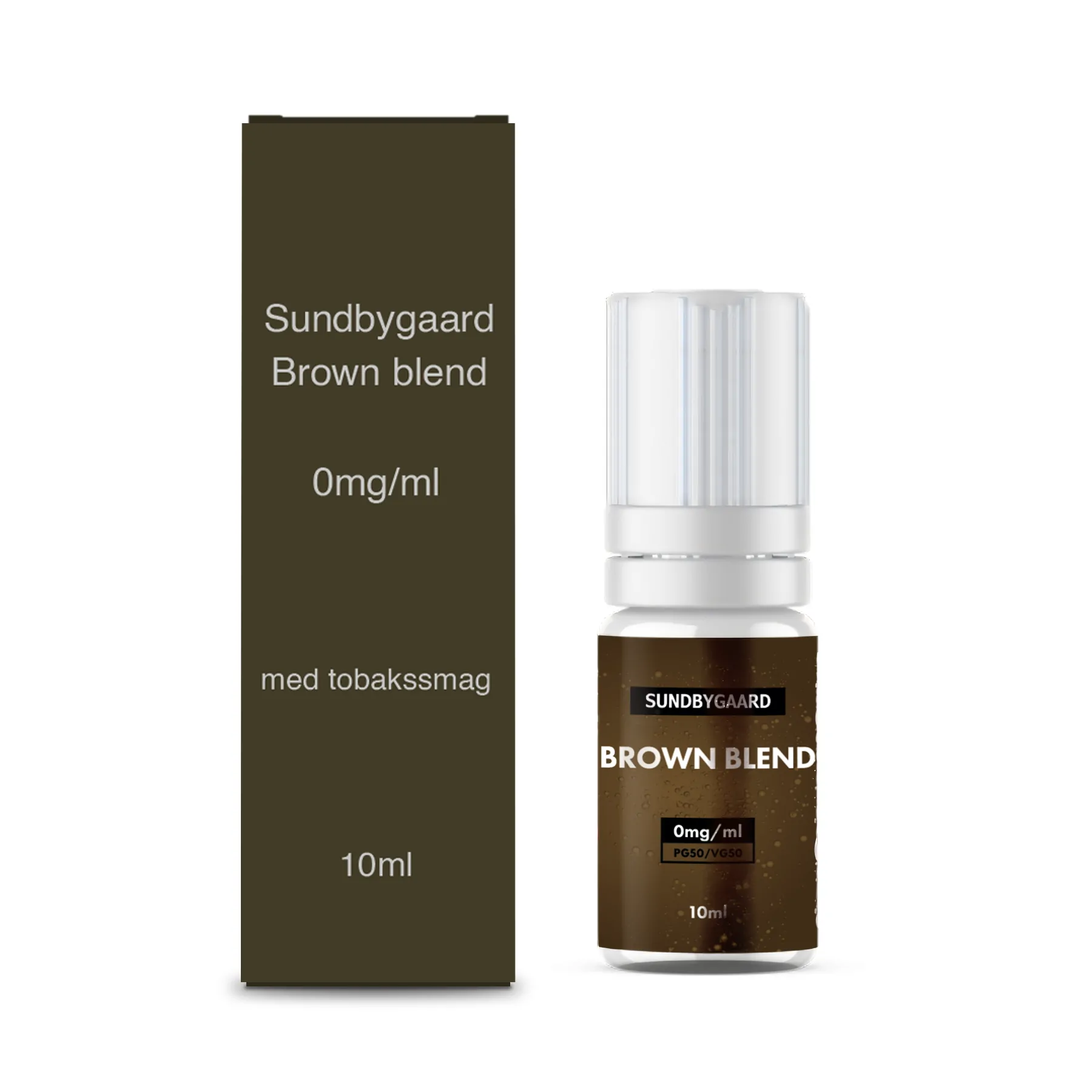 10ml Sundbygaard Brown Blend - Denmark - 0mg/ml - billede 2