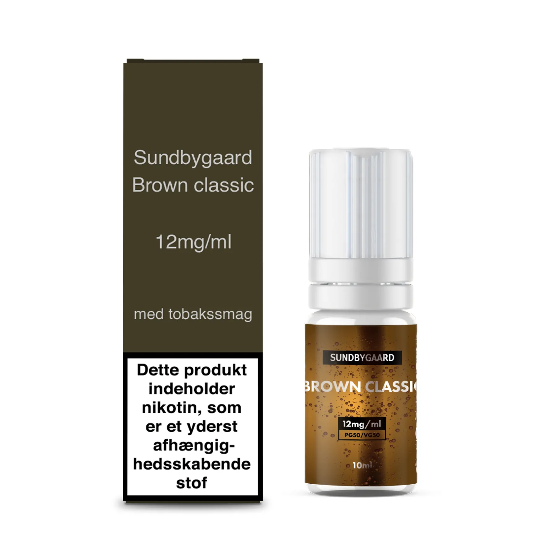10ml Sundbygaard Brown Classic - Denmark - 12mg/ml - billede 2