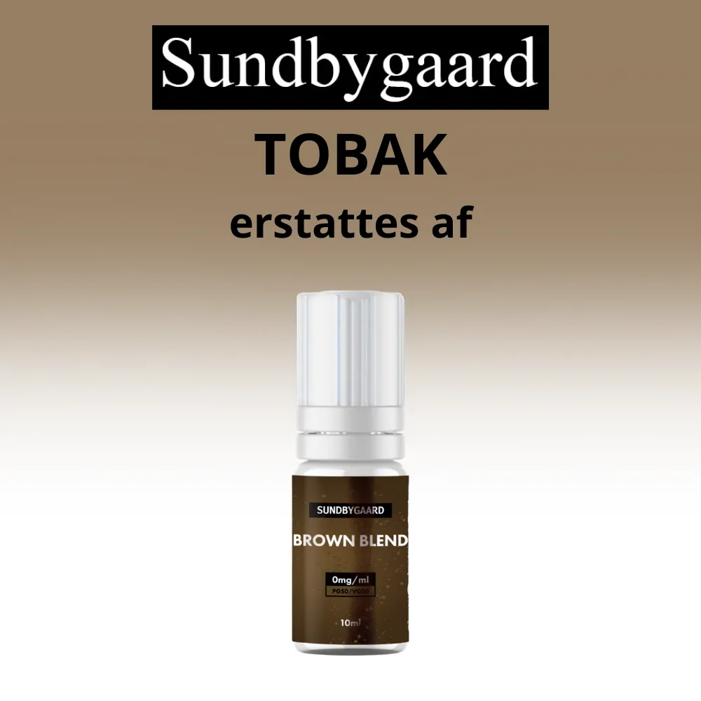 10ml Sundbygaard Brown Blend - Denmark - 0mg/ml - billede 4