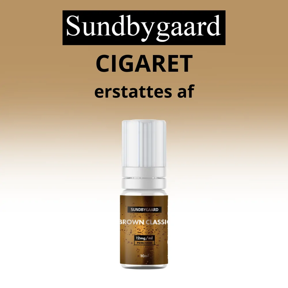 10ml Sundbygaard Brown Classic - Denmark - 12mg/ml - billede 4