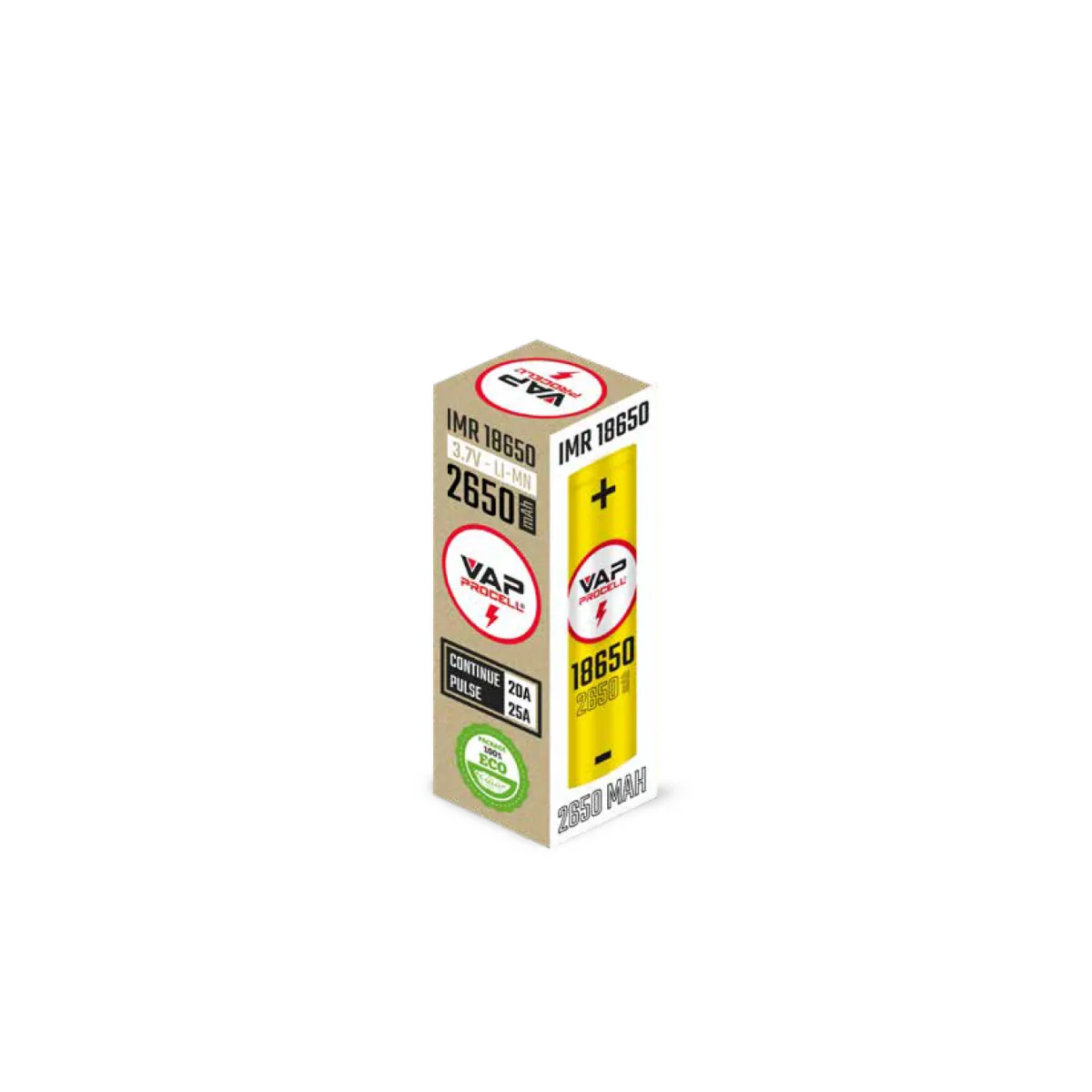 VAP Procell 18650 - 2650mah - billede 3