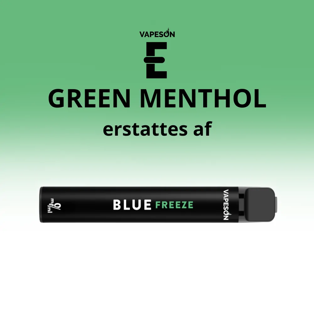 2ml Vapeson E Disposable Blue Freeze 0mg/ml - billede 4