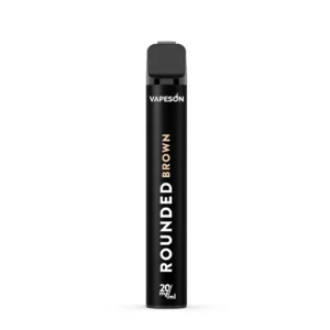 2ml Vapeson E Engangs E-Cigaret Rounded Brown 20mg/ml