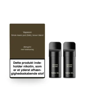 2 x 2ml Smok Mavic Pod - Brown 20mg/ml DK Tax